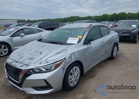 2021 Nissan Sentra S Xtronic Cvt из США, поврежденный, VIN 3N1AB8BV9MY329655